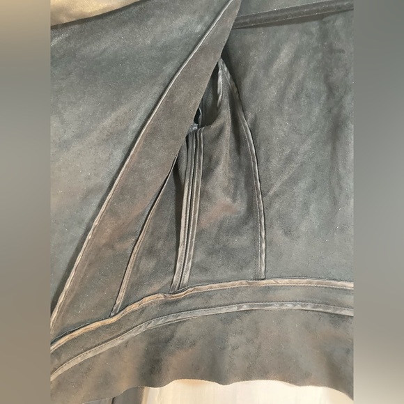 Dynamite vegan leather waterfall collar jacket with zipper details XS - Picture 13 of 13